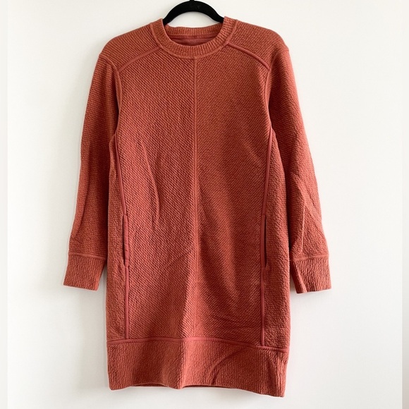Lululemon Textured Sweater Dress (Rust) - Picture 1 of 9